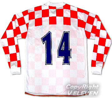 クロアチア代表が使用した赤と白のチェック柄：TYPE-A No.0033